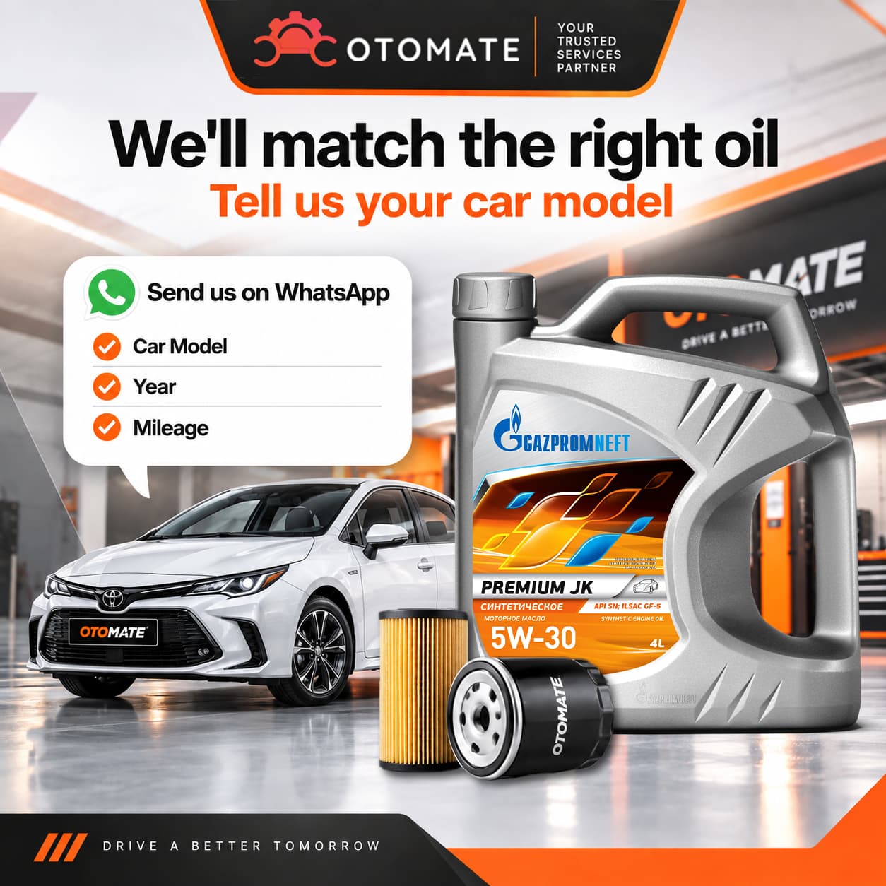 ENGINE OIL SERVICE: 5W30, 5W40, 0W20 FULLY SYN-8L (4+4) [GAZPROM NEFT]-2