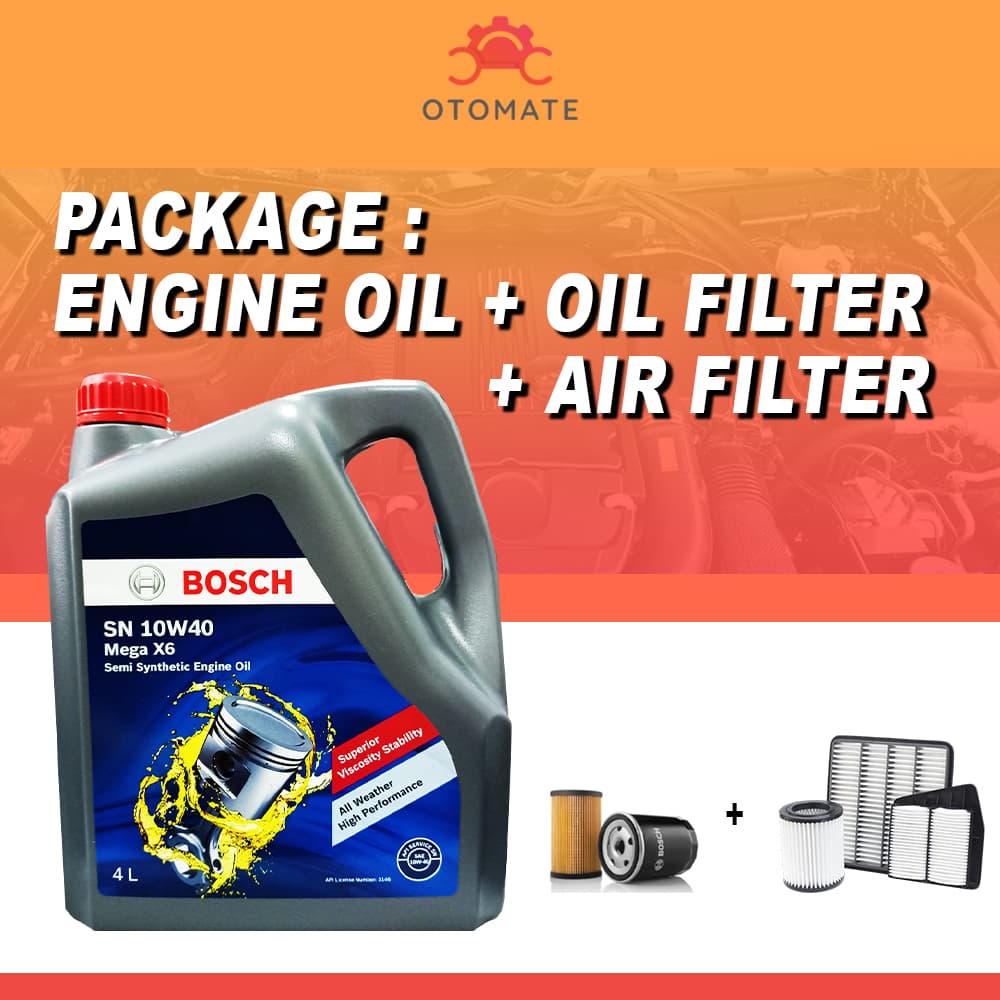 ENGINE OIL + OIL FILTER + CABIN FILTER