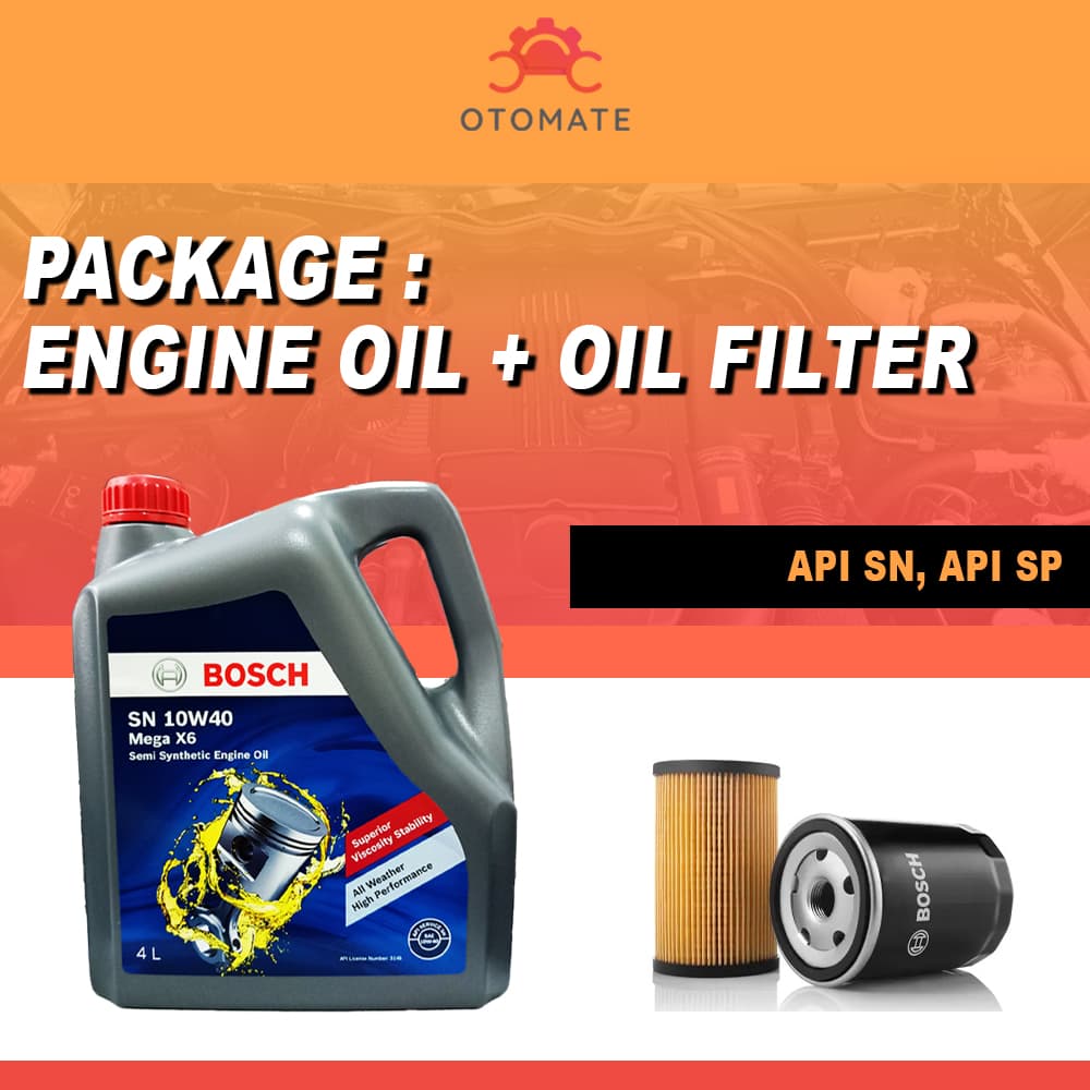 ENGINE OIL + OIL FILTER