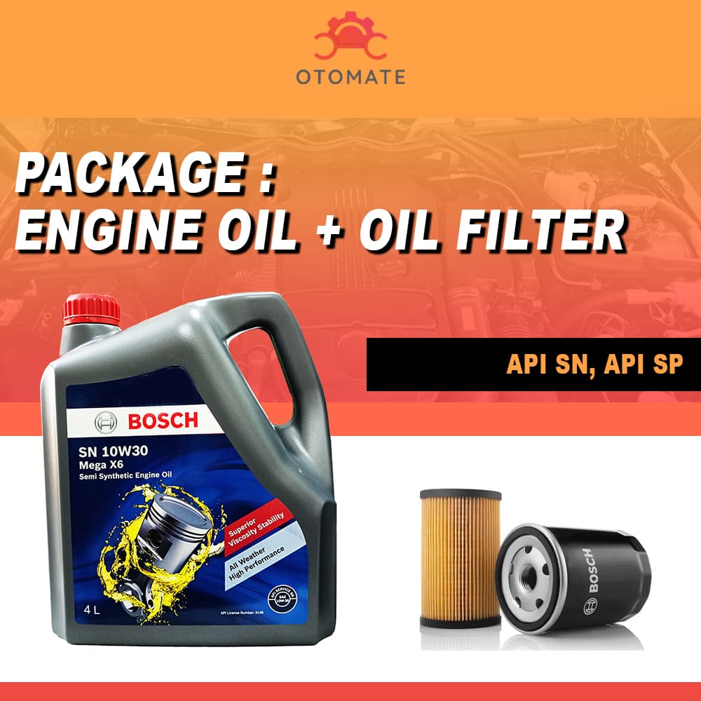 ENGINE OIL + OIL FILTER
