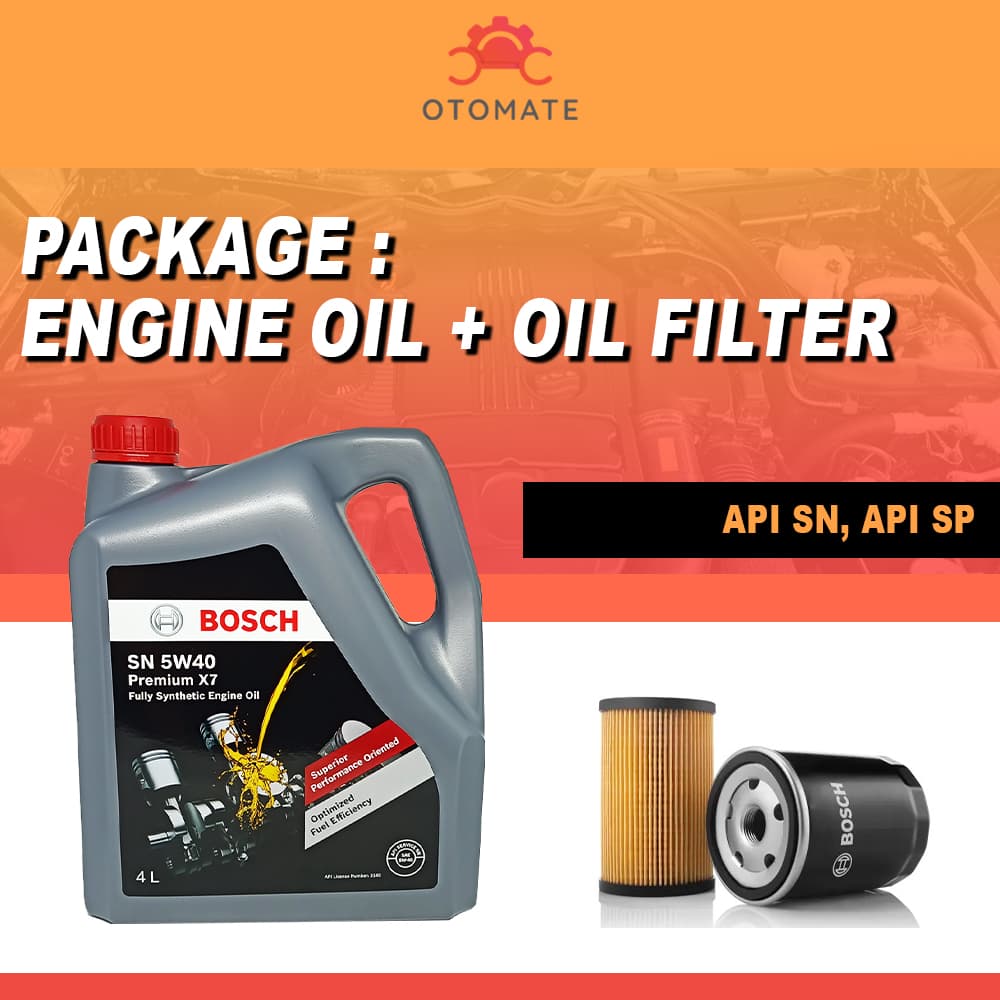 ENGINE OIL + OIL FILTER