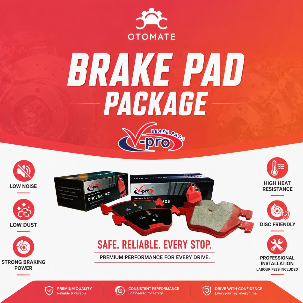 BRAKE PAD SERVICES