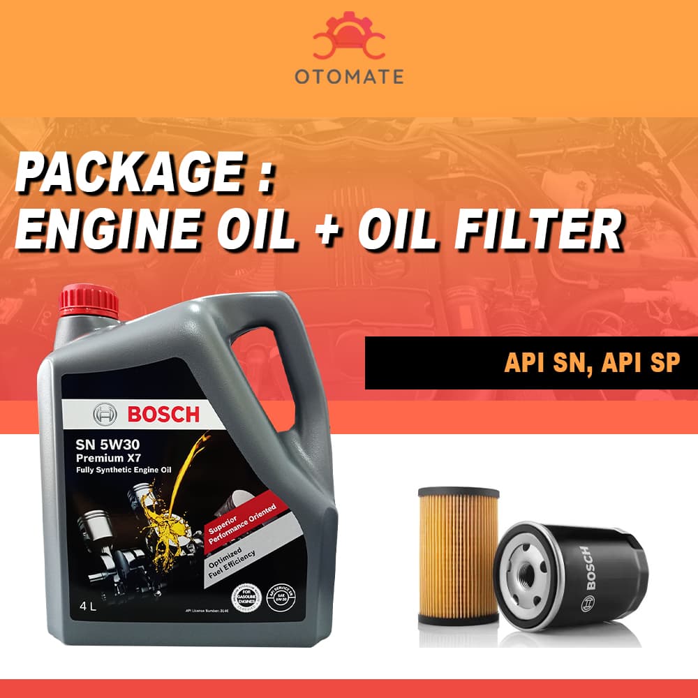 ENGINE OIL + OIL FILTER