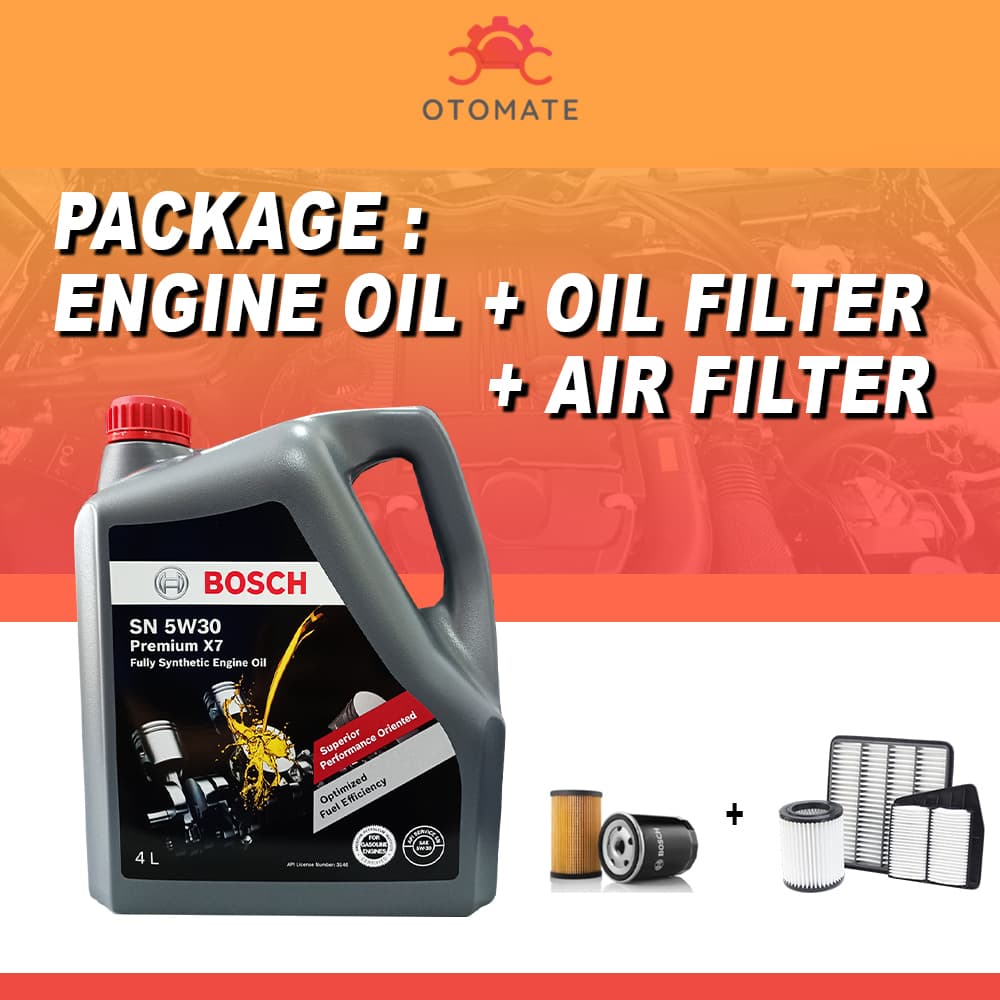 ENGINE OIL + OIL FILTER + CABIN FILTER
